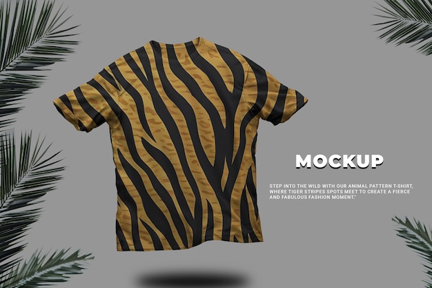 T-shirts à Imprimé Complet De Mode Psd Et Vêtements Textiles Mock-up Psd