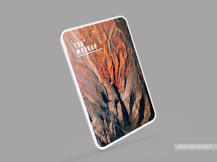 Tab Mockup Design PSD