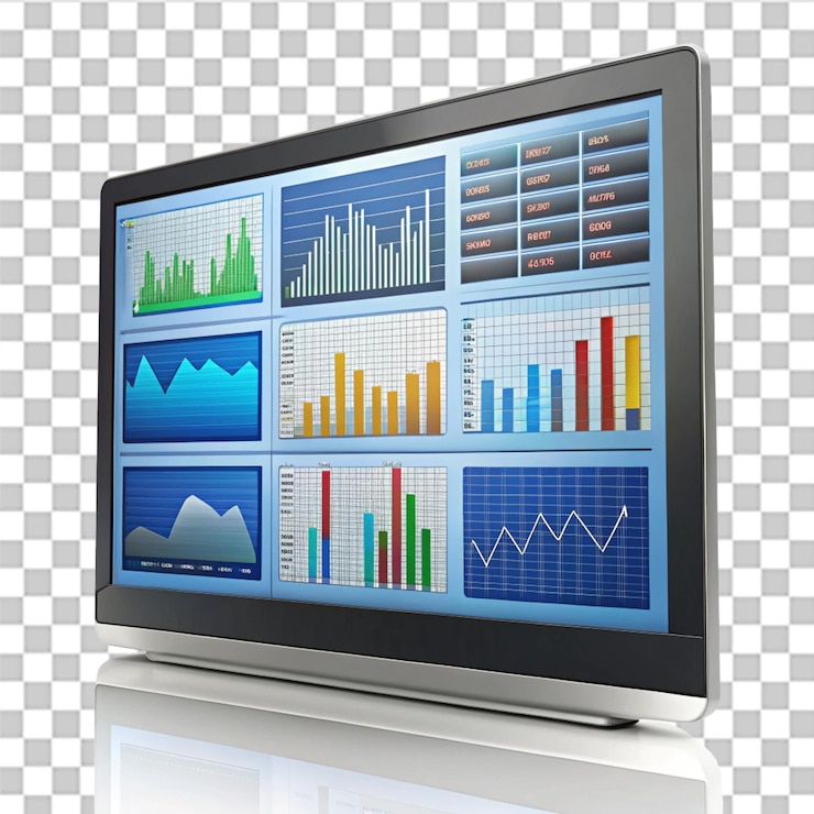 PSD tabella di controllo di dati finanziari ad alta tecnologia