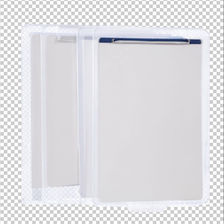 PSD tabelle di disegno in plastica isolate su uno sfondo trasparente