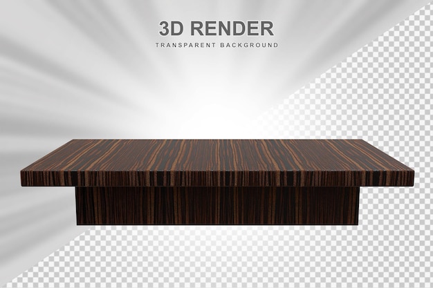 Tabla de madera en 3d