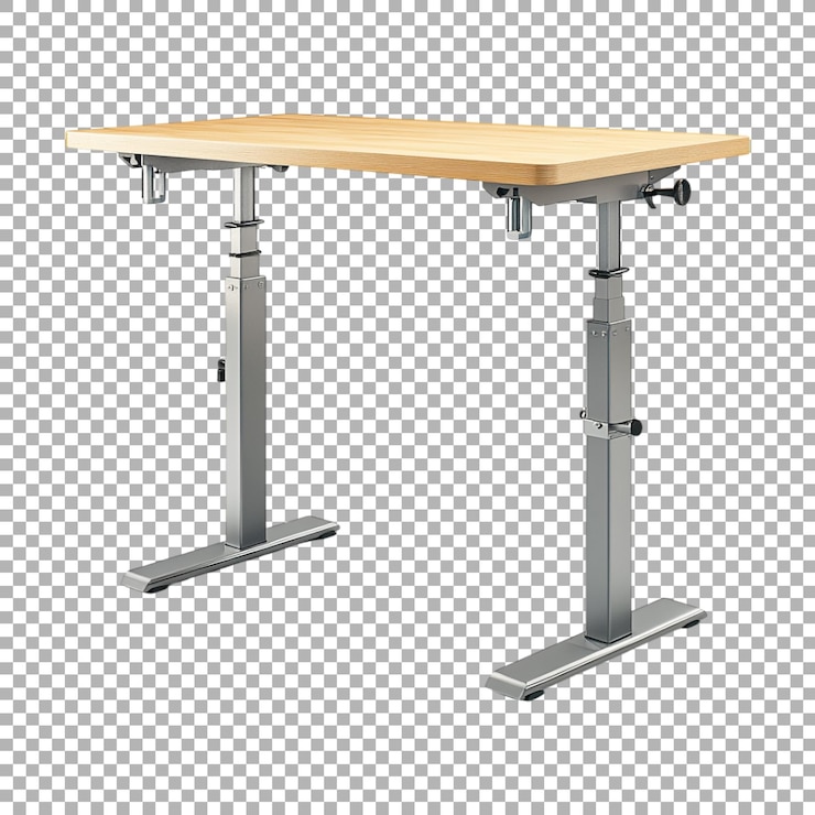 PSD tabla de madera y acero png en un fondo transparente generada por ai