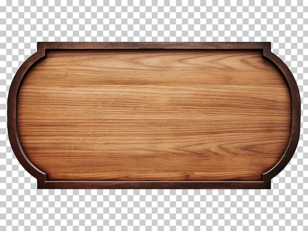 PSD tabla de madera aislada en el fondo transparente maqueta png psd