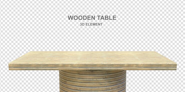 PSD tabla de madera psd en 3d