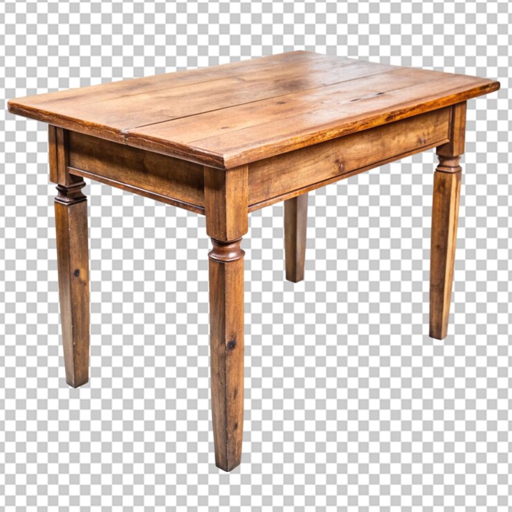 PSD tabla de madera vieja fondo transparente