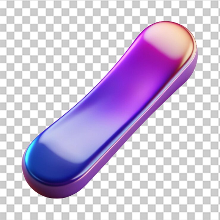 PSD tabla de nieve de plástico 3d detallada