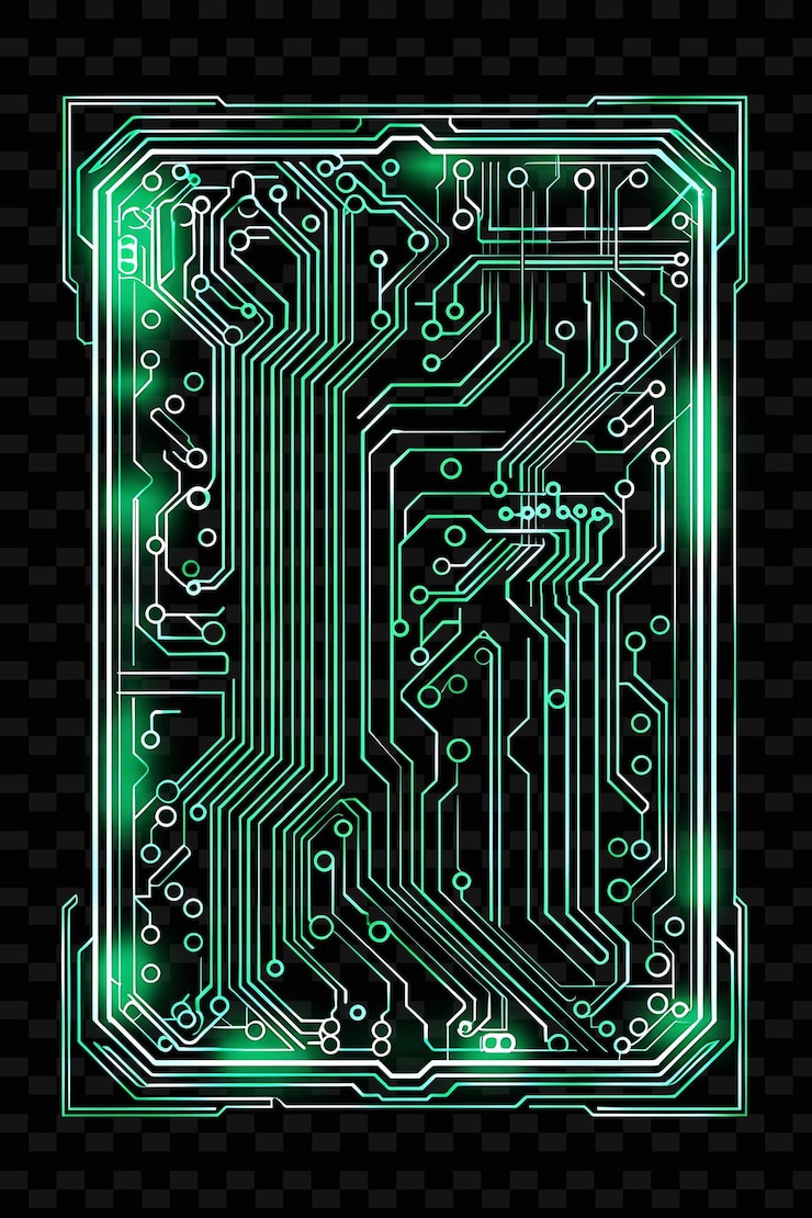 PSD tabla de señalización de circuito inspirada en tron con una tabla rectangular decoración de placa de señalización creativa de forma tro y2k