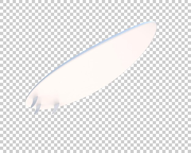 Tabla de surf aislada en el fondo Ilustración de renderización 3D