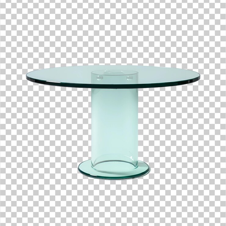 PSD una tabla de vidrio png aislada sobre un fondo transparente