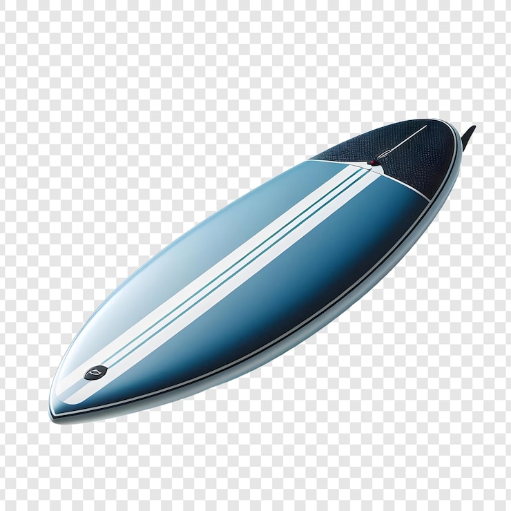 PSD tablas de surf en un fondo transparente aislado