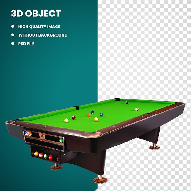 Table De Billard 3d Jeu De Billard De Billard De Billard