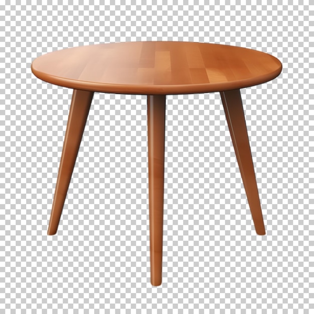 PSD table en bois png sur fond transparent