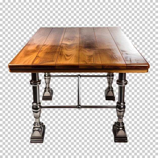 PSD table de café isolée sur un fond transparent