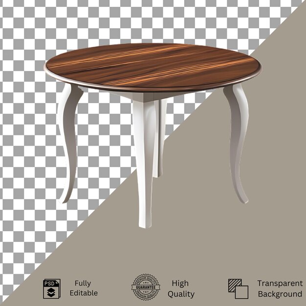 table isolated on transparent background table