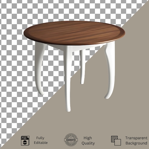 table isolated on transparent background table