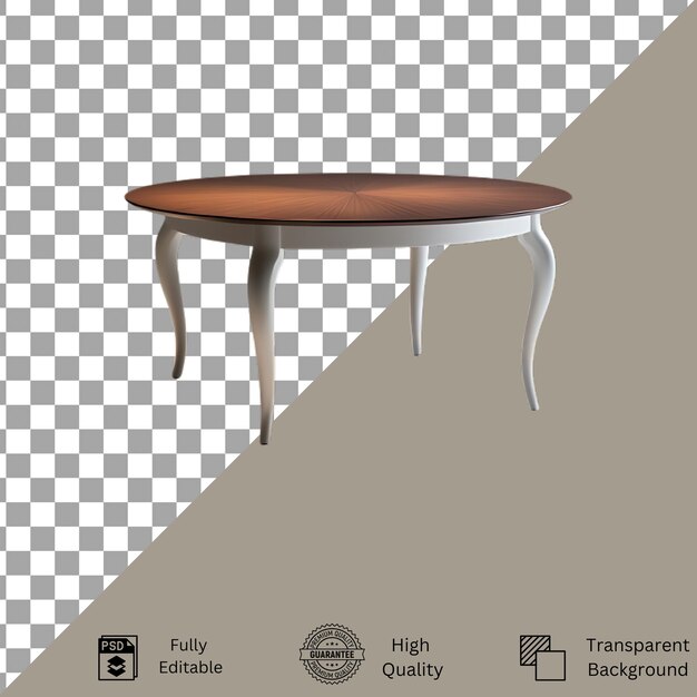 table isolated on transparent background table