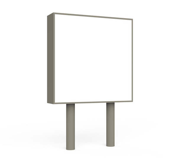 Tableau d'affichage en blanc