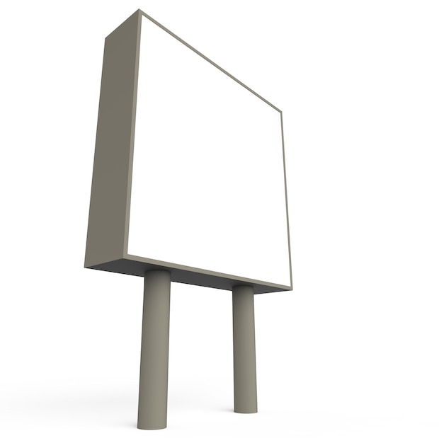 Tableau d'affichage en blanc