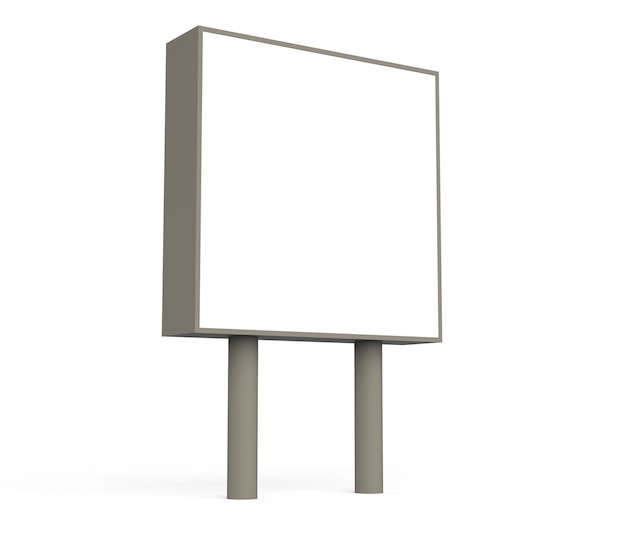 Tableau d'affichage en blanc