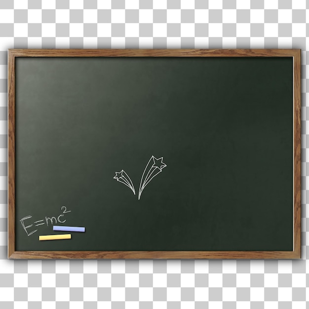 Tableau blanc avec équation