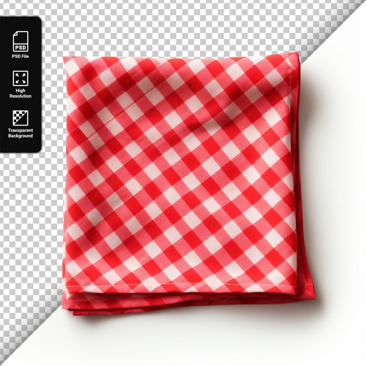 PSD tableau à carreaux psd isolé sur fond transparent