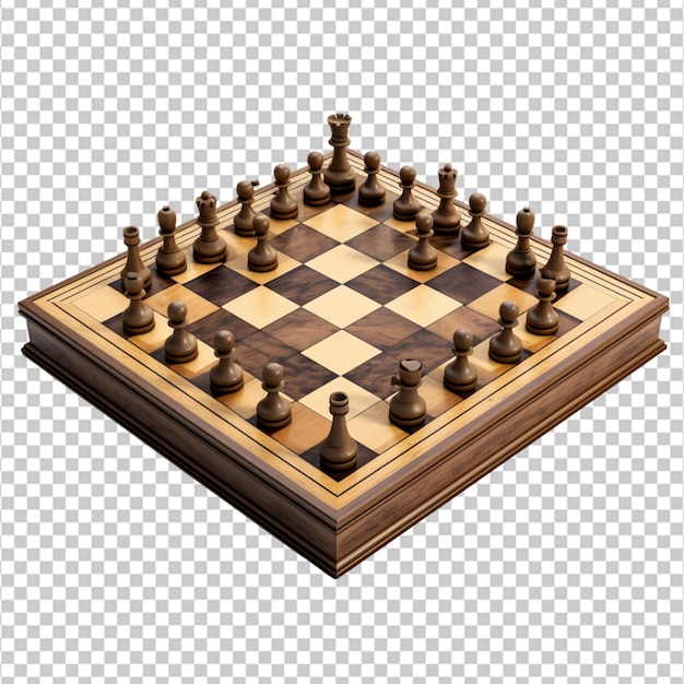 Tableau D'échecs 3d Sur Fond Blanc