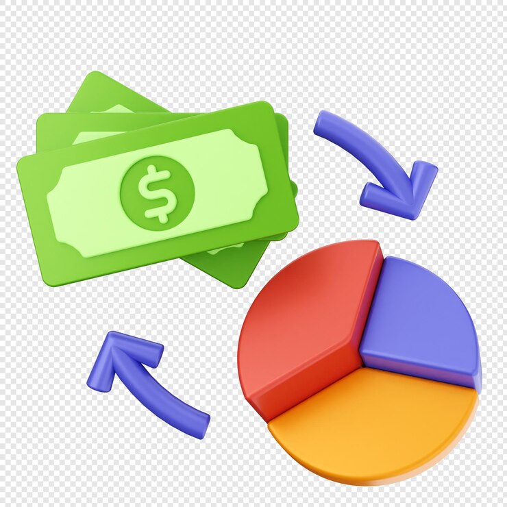 PSD tableau d'investissement d'argent 3d