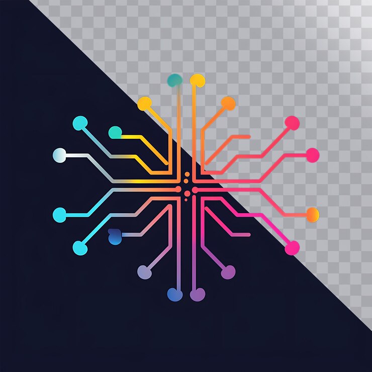 PSD un tablero colorido con un diseño multicolor que dice x