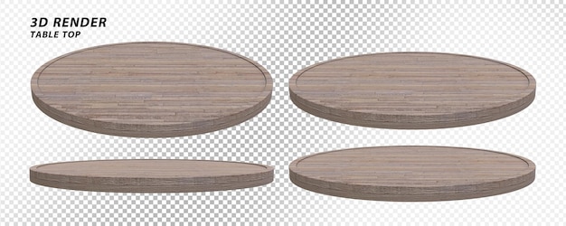 Tablero de madera 3d render