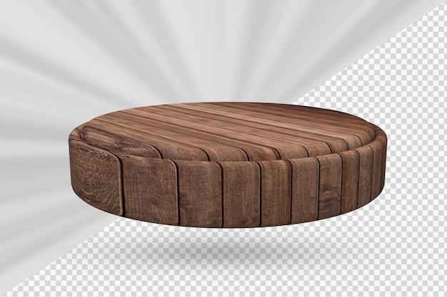 Tablero de madera 3d render