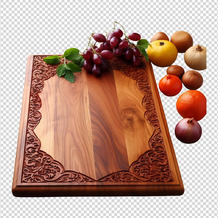PSD tablero de madera aislado en blanco
