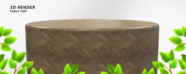 Tablero de madera estilos 3d render