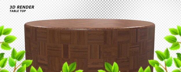 Tablero de madera estilos 3d render
