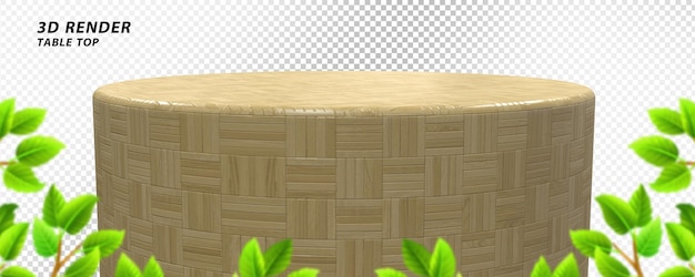 Tablero de madera estilos 3d render