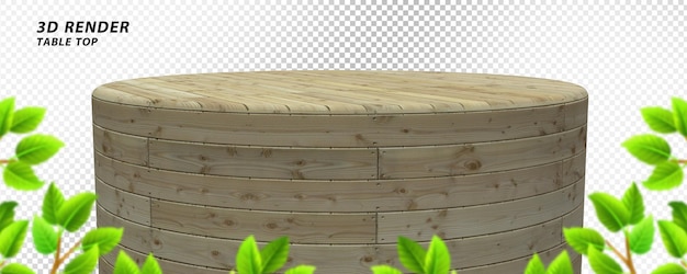 Tablero de madera estilos 3d render