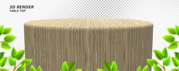 PSD tablero de madera estilos 3d render