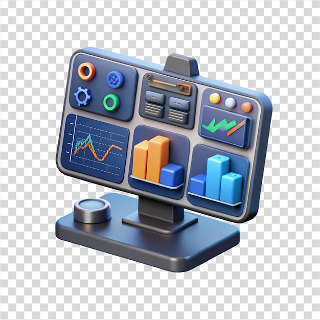 Tablero de visualización de datos Análisis de monitoreo interactivo en tiempo real