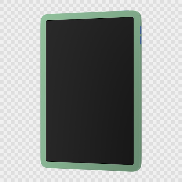 PSD tablet-3d-symbol