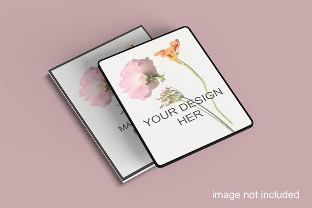 Tablet-Ansicht und Magazinmodell