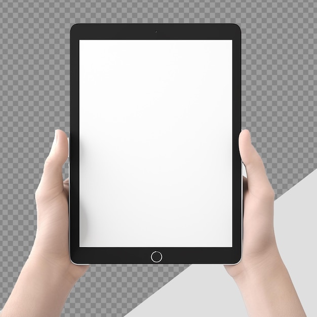 PSD tablet-computer png isoliert auf transparentem hintergrund
