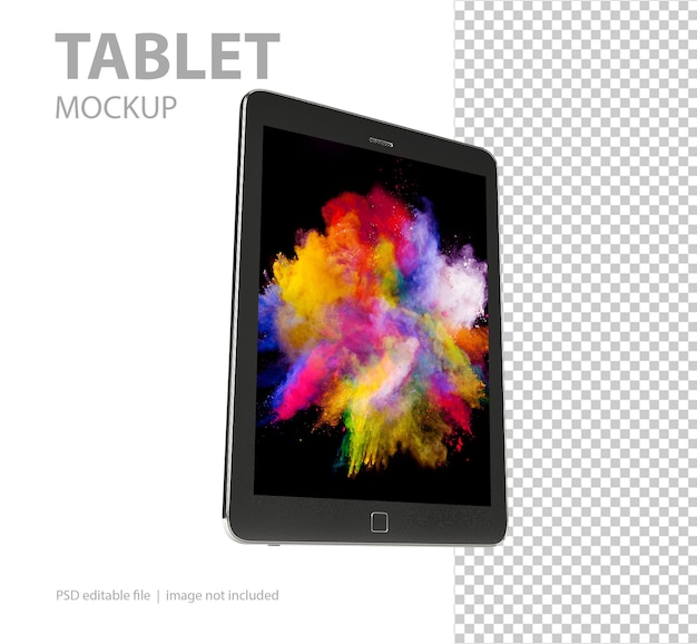 PSD tablet mockup isolado