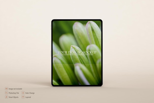 Tablet mockup isolated