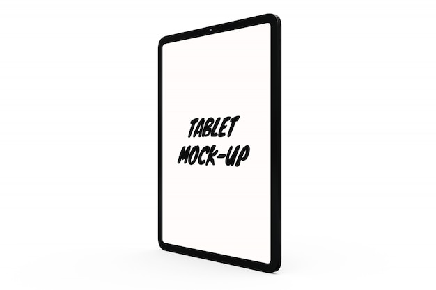 Tablet-Modell isoliert
