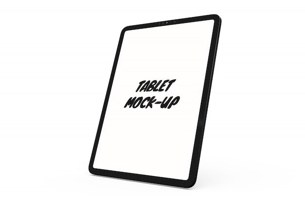 Tablet-Modell isoliert