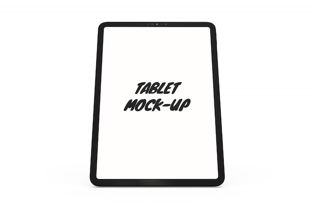 Tablet-Modell isoliert