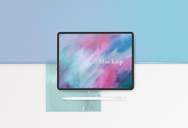 PSD tablet-pad-gerät mit modell