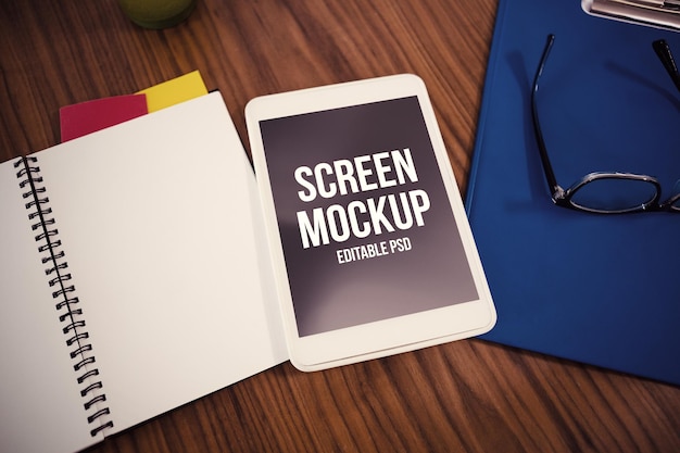 Tablet photoshop mockup