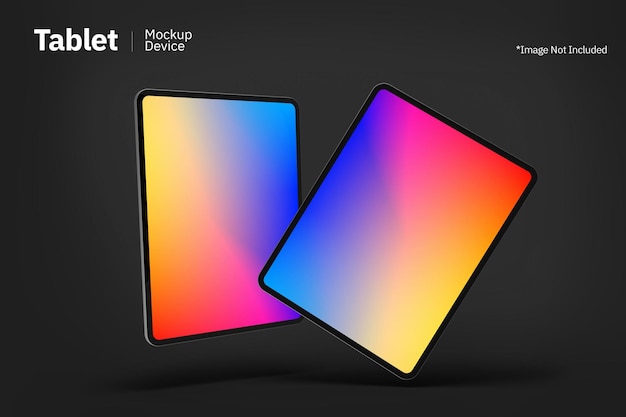 Tablet Pro Floating Mockup Vorderansicht