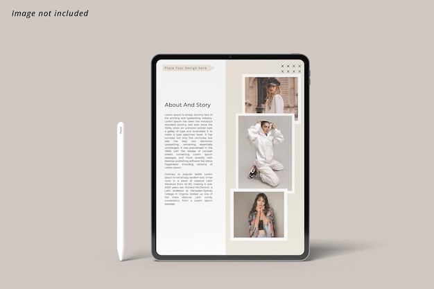Tablet pro mockup
