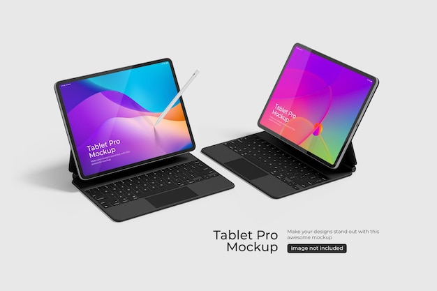 Tablet pro psd mockup